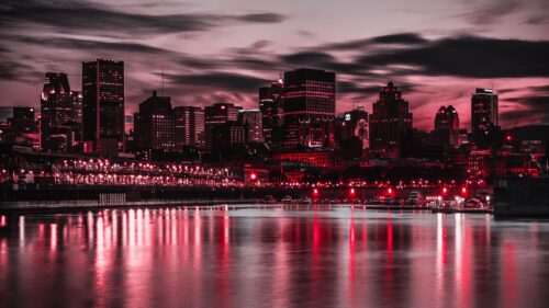 Night City, Lights, Buildings Wallpapers Free Download (2)