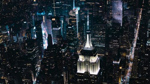 Night, City, Skyscrapers Wallpapers Free Download