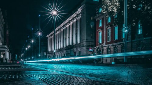 Night City, Street, Light Wallpapers Free Download