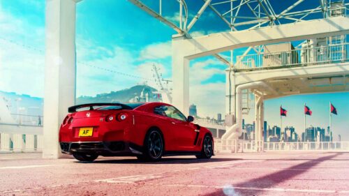 Nissan Gtr, Red, Rear View, Sportscar Wallpapers Free Download