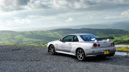 Nissan Skyline, Gtr, Silver, Side View Wallpapers Free Download