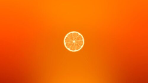 Orange, Minimalism, Slice Wallpapers Download For Your Device