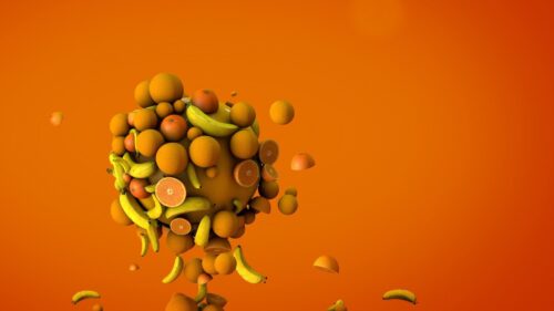 Oranges, Bananas, 3D, Flight Wallpapers Download For Your Device