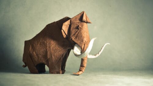 Origami, Mammoth, Artwork Wallpapers Download For Your Device