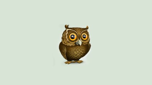 Owl, Pattern, Minimalism, Art Wallpapers Download For Your Device