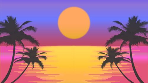 Palms, Vector, Art Wallpapers Download For Your Desktop