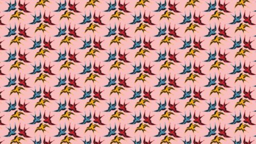 Pattern, Birds, Swallows HD Wallpapers Free Download