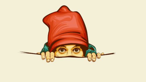 Peek, Out, Hide, Hat HD Wallpapers Free Download