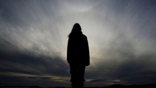 Person, One, Silhouette, Solitude HD Wallpapers Free Download