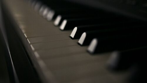 Piano Keys, BW HD Wallpapers Free Download