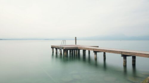 Pier, Sea, Minimalism HD Wallpapers Free Download