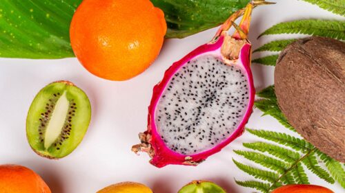 Pitaya, Kiwi, Orange Wallpapers Free Download