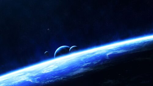 Planets, Space, Glow Wallpapers Free Download