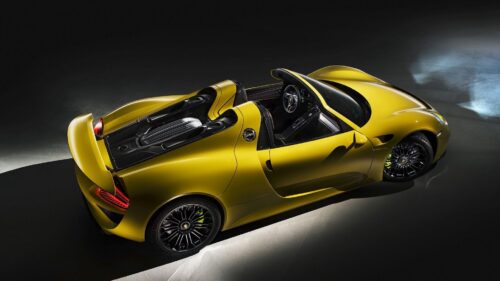 Porsche 918, Yellow, Spyder, Supercar HD Wallpapers Free Download