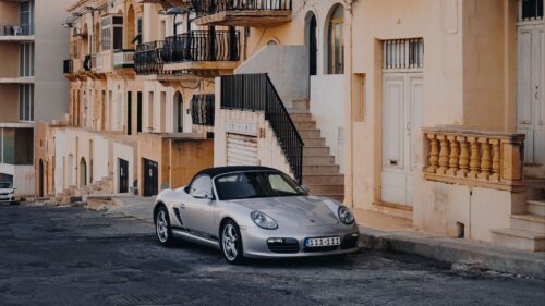 Porsche, Sports Car, Building HD Wallpapers Free Download