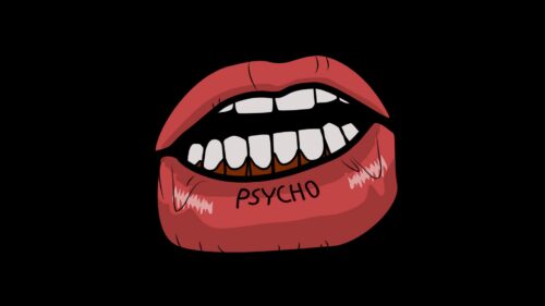 Psycho, Lips, Art HD Wallpapers Free Download