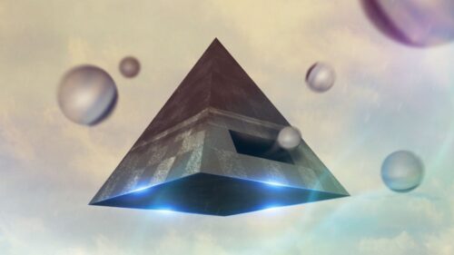 Pyramid, Balls, 3D HD Wallpapers Free Download