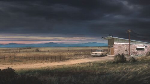 Ranch, Car, Building HD Wallpapers Free Download