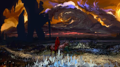 Rider, Horse, Art HD Wallpapers Free Download