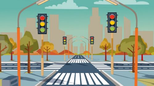 Road Marking, Traffic, Lights HD Wallpapers Free Download