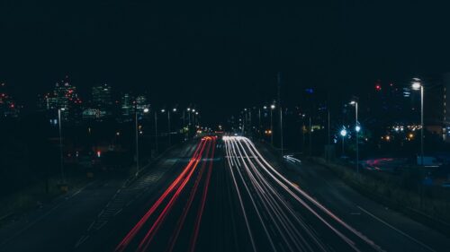Road, Night, Light HD Wallpapers Free Download