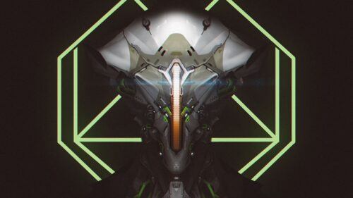 Robot, Line, Glow Wallpapers Free Download