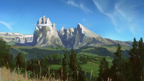 Rock, Grass, Forest Wallpapers Free Download
