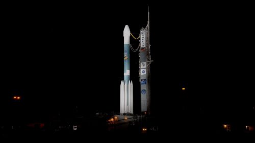 Rocket, Cosmodrome, Night Wallpapers Free Download
