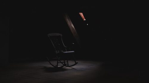Rocking, Chair, Loft, Dark Wallpapers Free Download