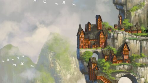 Rocks, City, Fantasy Wallpapers Free Download