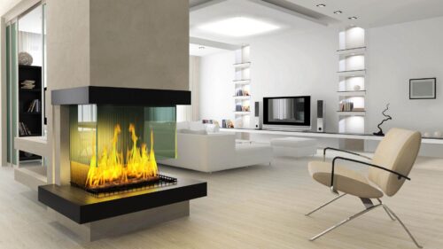 Room, Chair, Fireplace Wallpapers Free Download
