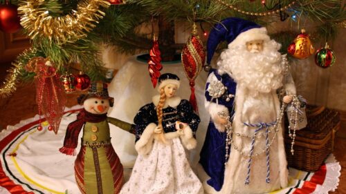 Santa, Claus, Snow, Maiden Wallpapers Free Download