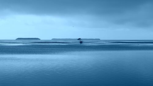 Sea, Horizon, Minimalism Wallpapers Free Download