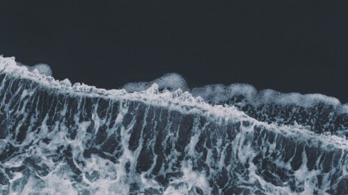 Sea, Waves, Aerial View Wallpapers Free Download