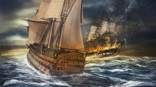 Ships, Sea, Storm Wallpapers Free Download