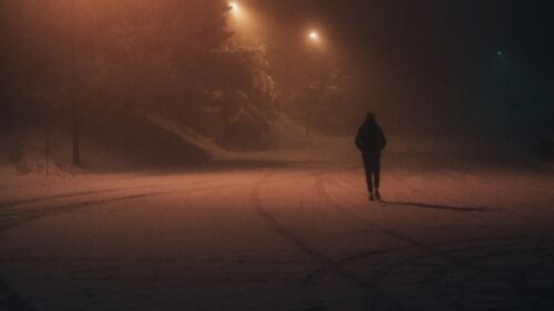 Silhouette, Alone, Night Wallpapers Free Download