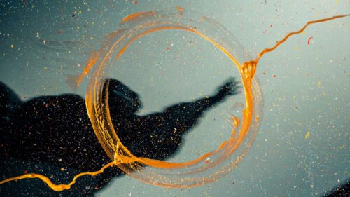 Silhouette, Paint, Spray Wallpapers Free Download