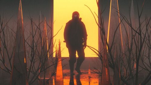 Silhouette, Respirator, Mask Wallpapers Free Download
