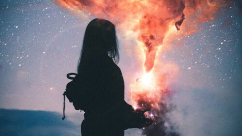 Silhouette, Starry, Sky, Night Wallpapers Free Download