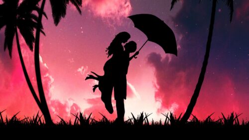 Silhouettes, Hugs, Art Wallpapers Free Download (2)