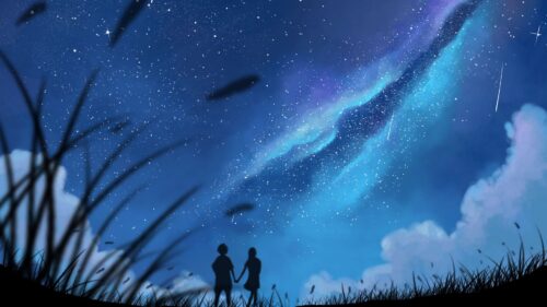 Silhouettes, Hugs, Art Wallpapers Free Download (3)