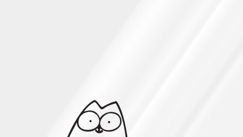 Simons, Cat, Cartoon, Texture Wallpapers Free Download