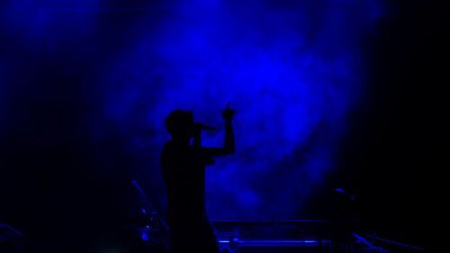 Singer, Silhouette, Smoke Wallpapers Free Download