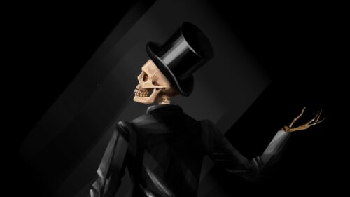 Skeleton, Costume, Hat 4K Desktop Wallpapers Free Download