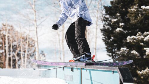 Skier, Ski, Stunt 4K Desktop Wallpapers Free Download