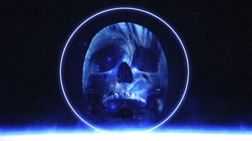 Skull, Glow, Space 4K Desktop Wallpapers Free Download