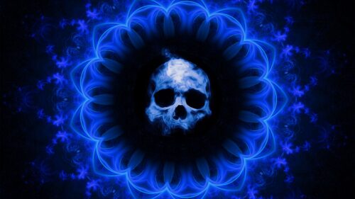Skull, Gothic, Patterns 4K Desktop Wallpapers Free Download