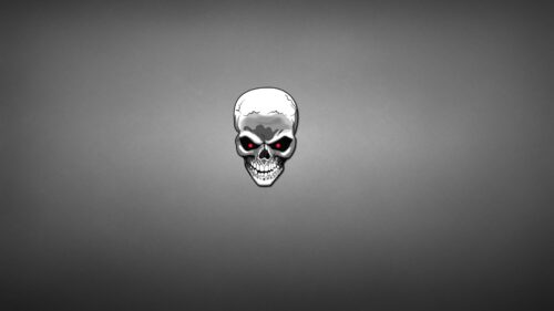 Skull, Minimalism, Art 4K Desktop Wallpapers Free Download
