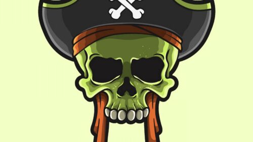 Skull, Pirate, Vector 4K Desktop Wallpapers Free Download