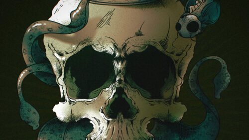 Skull, Skeleton, Fish 4K Desktop Wallpapers Free Download
